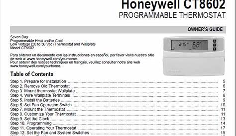 Honeywell Humidistat User Manual