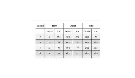 zara jean size chart