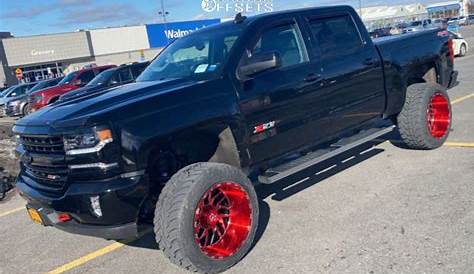 2018 Chevrolet Silverado 1500 with 22x14 -76 TIS 544rm and 325/50R22