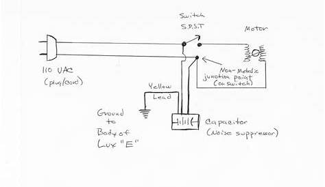 Wiring diagram for Electrolux Model E