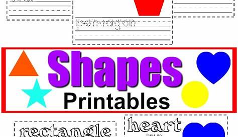 kindergarten shapes worksheets