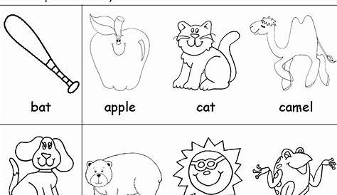 Create Your 30 Professionally Rhyming Worksheets for Preschool – Simple