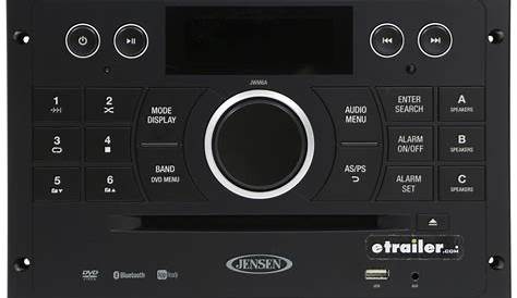 Jensen RV Stereo - AM/FM - CD/DVD - USB - Auxiliary - Bluetooth - App