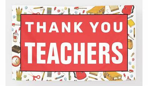 teacher appreciation banner printable