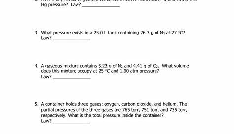 gases worksheet grade 2