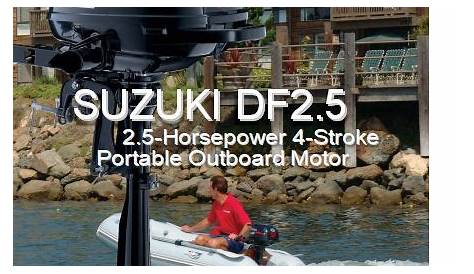 Suzuki DF2.5 User Manual - Manuals Book