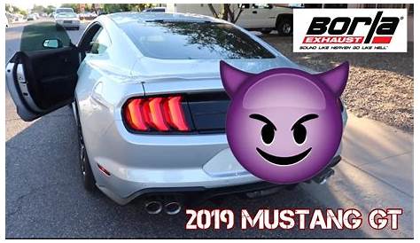 2019 ford mustang exhaust