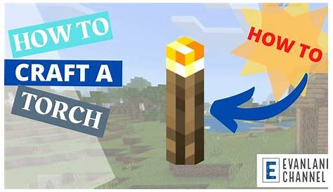 how do you make a torch in minecraft