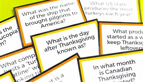 Free Free Printable Thanksgiving Trivia - Hey, Let's Make Stuff