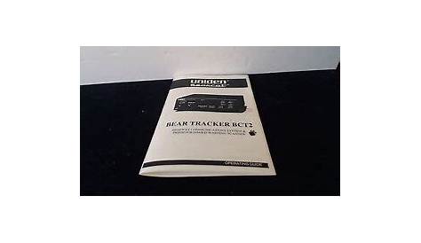 uniden bearcat scanner manual