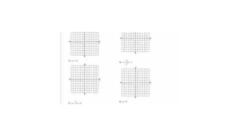 graphing linear equations worksheet doc