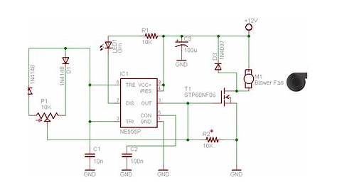pc fan circuit diagram