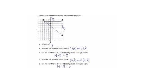 41 distance formula worksheet geometry - Worksheet Online