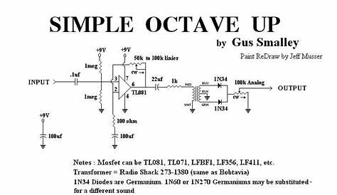 easy overdrive pedal schematic