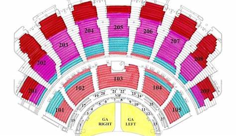 zappos theatre seating chart