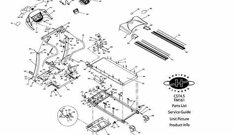 HORIZON TREADMILL Parts | Model CST45 | Sears PartsDirect