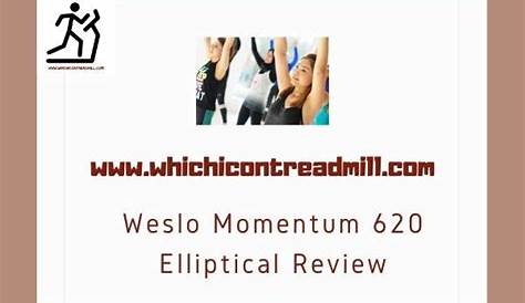 weslo momentum 750 wlevel19830 user manual