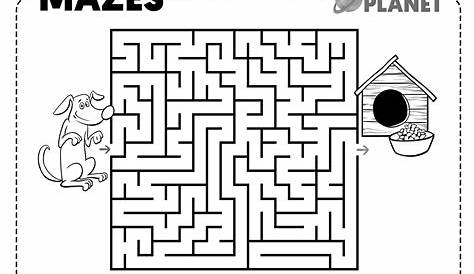 Maze Printable Kindergarten - Printable World Holiday