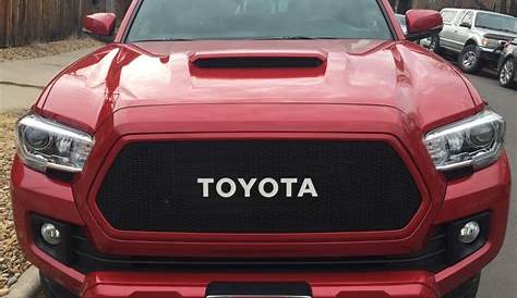 2016 - 2017 Toyota Tacoma Mesh Grill & Bezels by customcargrills
