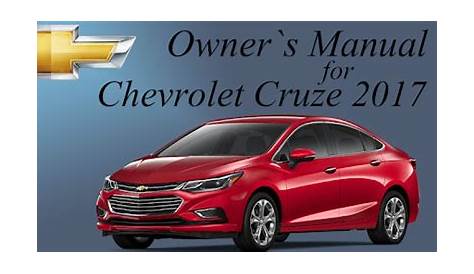 chevy cruze owners manual 2018