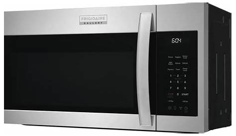 frigidaire microwave installation manual