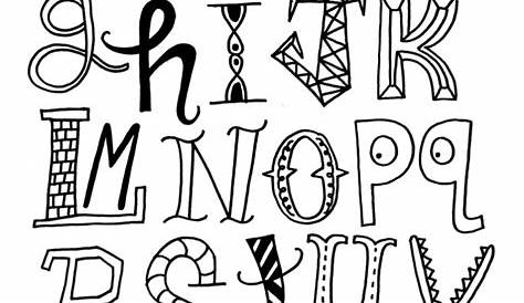 Fancy Letters Drawing at GetDrawings | Free download