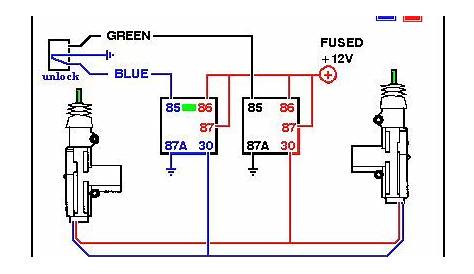 electronic door lock circuit diagram