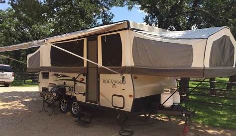 2014 Used Forest River ROCKWOOD HIGH WALL HW296 Pop Up Camper in Texas