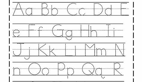 Abcd Tracing Worksheet | AlphabetWorksheetsFree.com