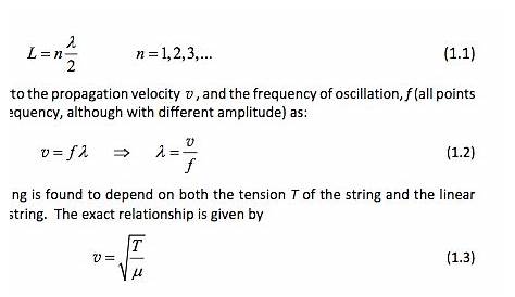 velocity of propagation formula