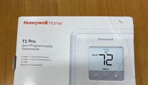 t1 honeywell thermostat manual