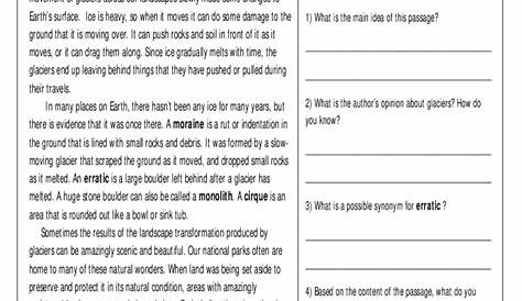 Reading Comprehension 4th Grade Worksheets 2020-2022 - Fill and Sign