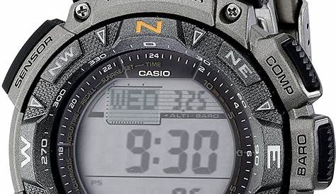 Casio Pathfinder 1675 Pal 200 Alti Thermo Twin Sensor Watch W New Band