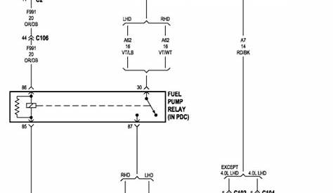 2000 Jeep Grand Cherokee Fuel Pump Wiring Diagram - Wiring Diagram