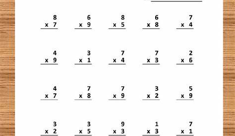 math worksheet multiplication grade 5