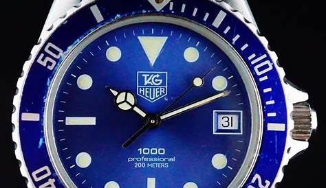 TAG Heuer 1000 Professional Diver Blue Dial (Ref 980.613N)