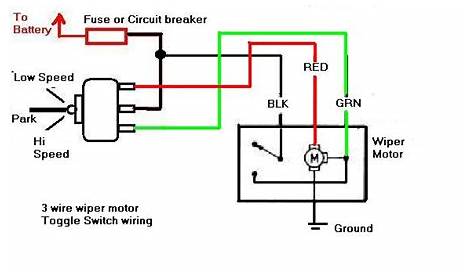 wiper motor wiring diagram