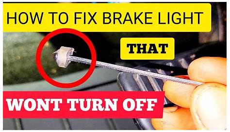 Brake Light Won't Turn off how to fix Ford fusion se - YouTube