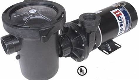 waterway pool pumps 2 hp