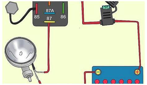 5 Pin Relay Spotlight Wiring Diagram - Wiring Diagram