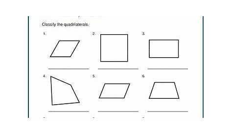 identifying quadrilaterals worksheets k5 learning - image result for