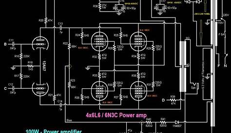 6l6 single ended amplifier schematic