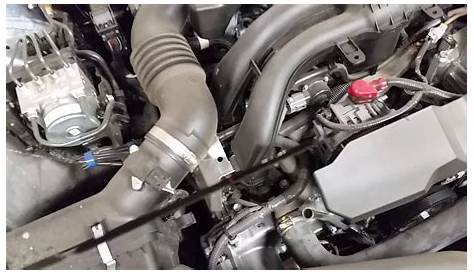 2015-2018 Subaru Outback 2.5L Boxer Engine - Oil Dipstick Location