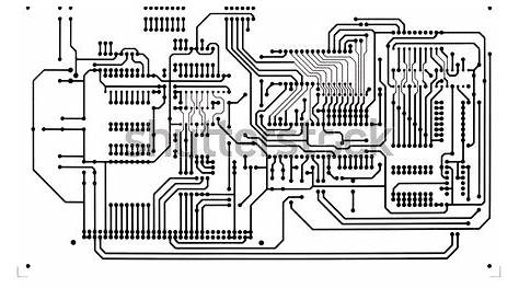 computer circuit board drawing