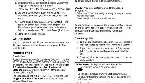 Troy-Bilt Pressure Washer 3000 Psi 27 Manual, Page: 2