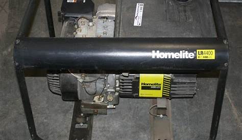 homelite 4400 watt generator manual
