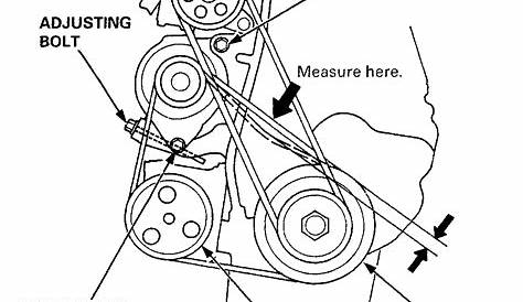 1996 Honda Odyssey Serpentine Belt Routing and Timing Belt Diagrams