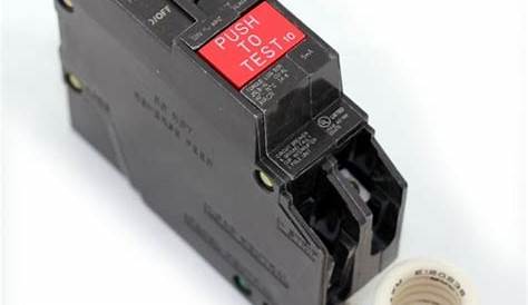 GE - THQB1115GFT - Molded Case Ground Fault Circuit Breaker - 1 Pole