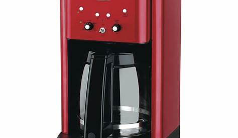 Shop Cuisinart Red 12-Cup Programmable Coffee Maker at Lowes.com