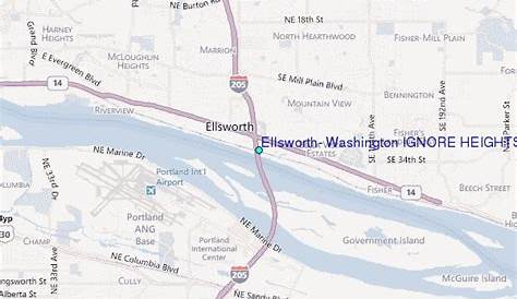 Ellsworth, Washington IGNORE HEIGHTS Tide Station Location Guide
